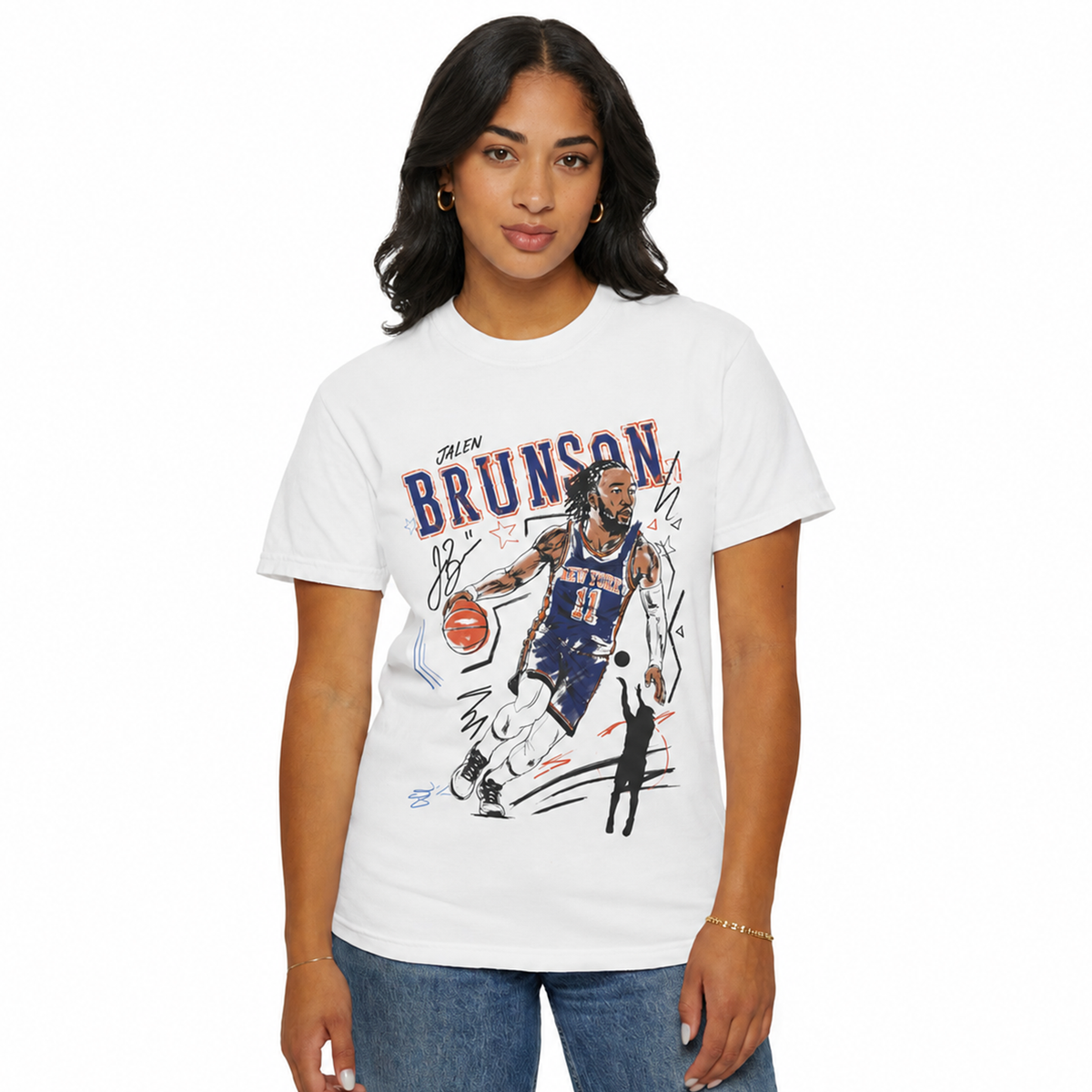 JALEN BRUNSON SKETCH TEE