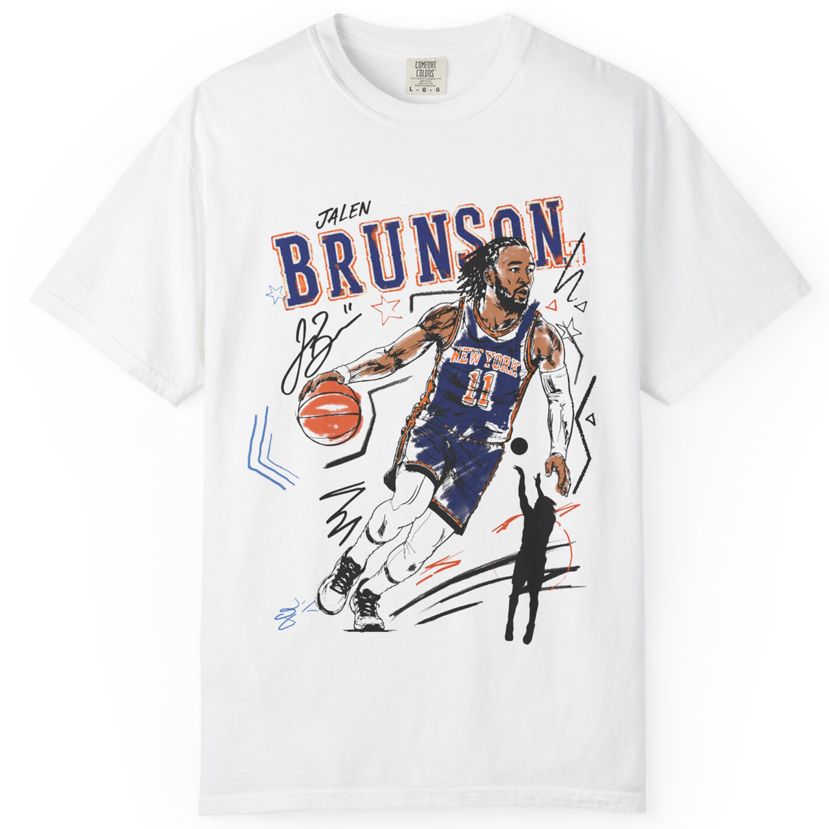JALEN BRUNSON SKETCH TEE