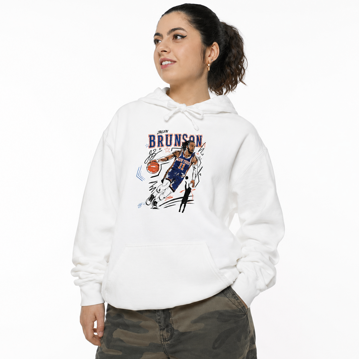 JALEN BRUNSON SKETCH HOODIE