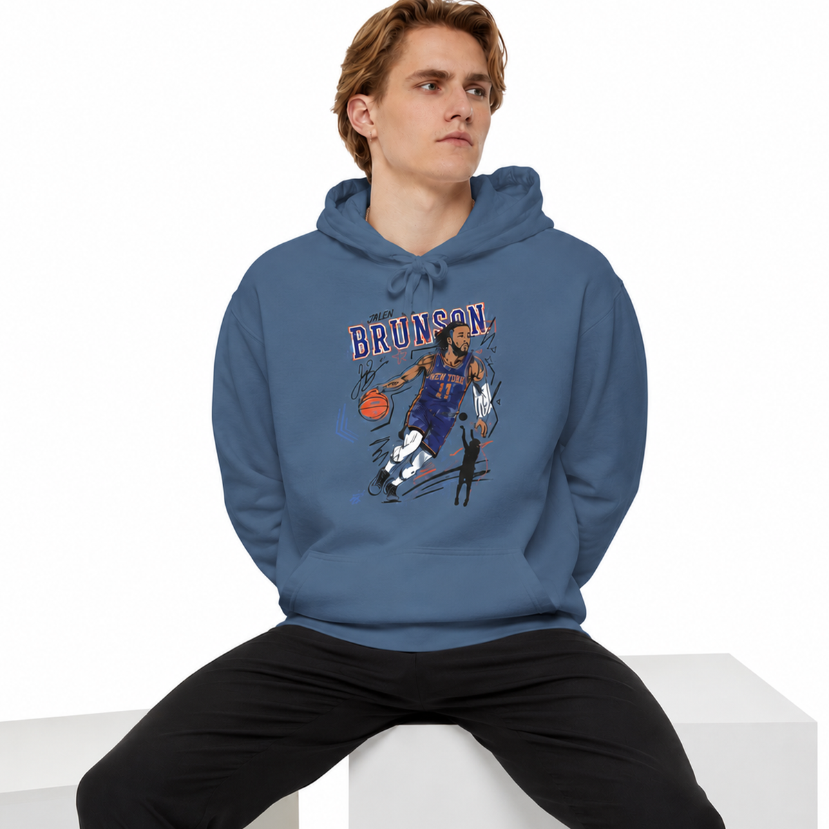 JALEN BRUNSON SKETCH HOODIE