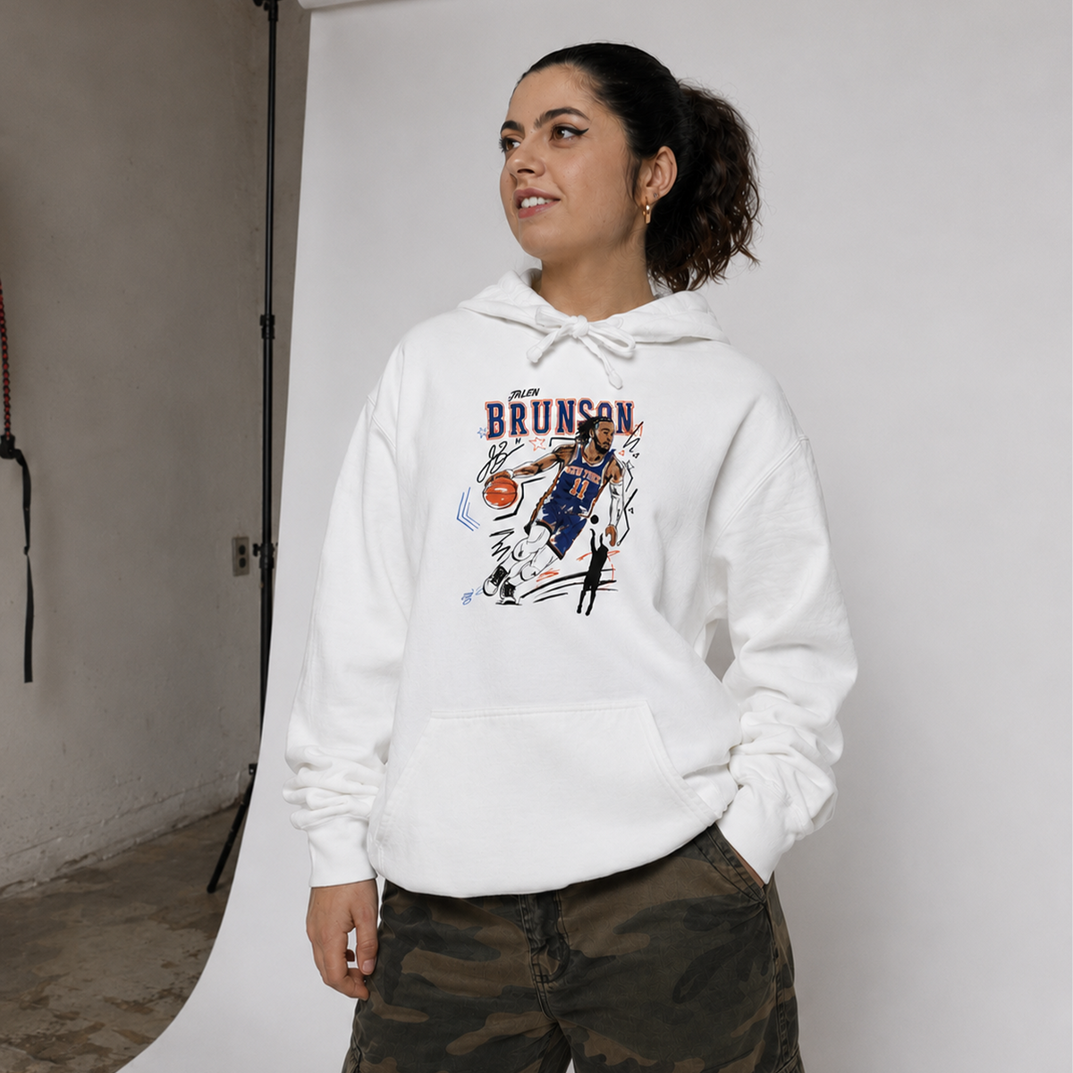 JALEN BRUNSON SKETCH HOODIE