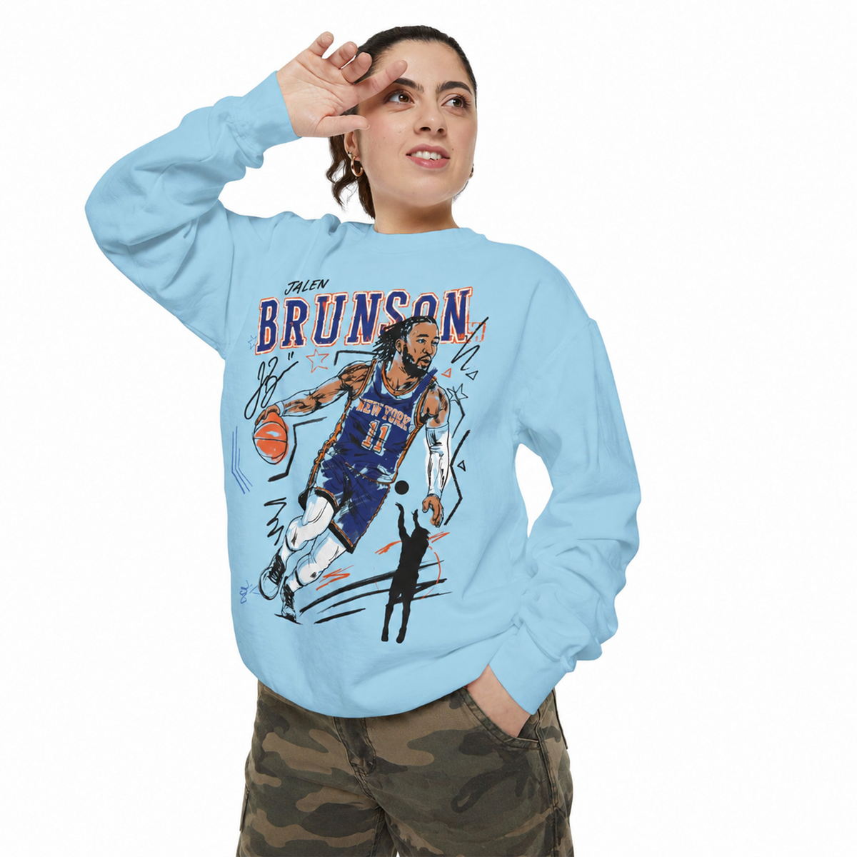 JALEN BRUNSON SKETCH SWEATSHIRT